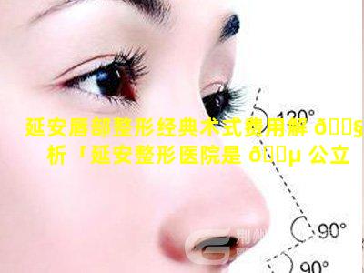 延安唇部整形经典术式费用解 🐧 析「延安整形医院是 🐵 公立的还是私立的」